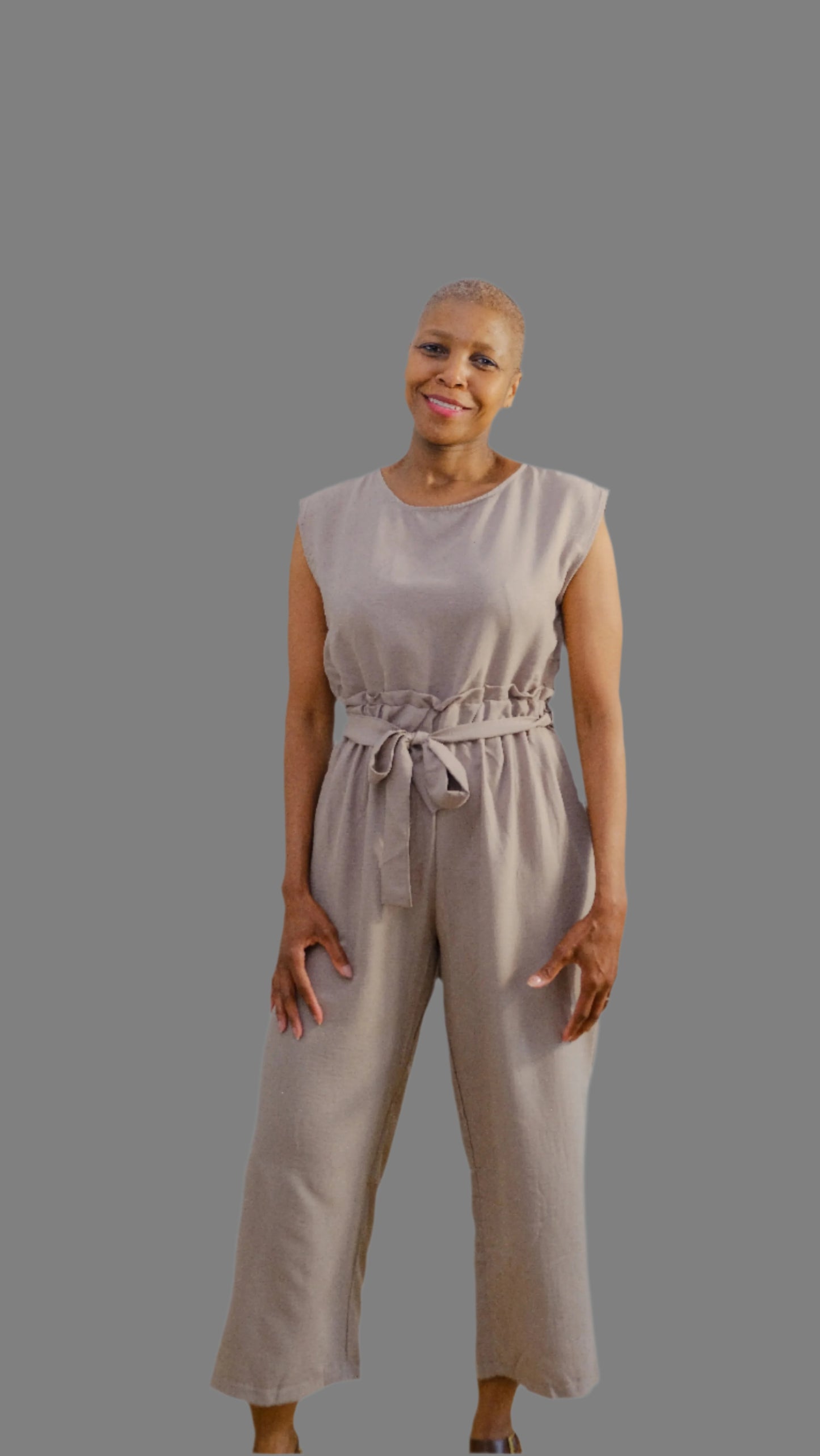 Sleeveless jumpsuit