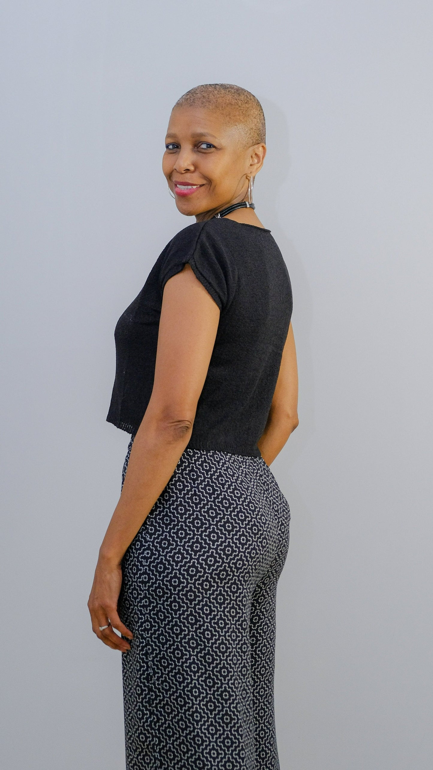 Knitted crop top
