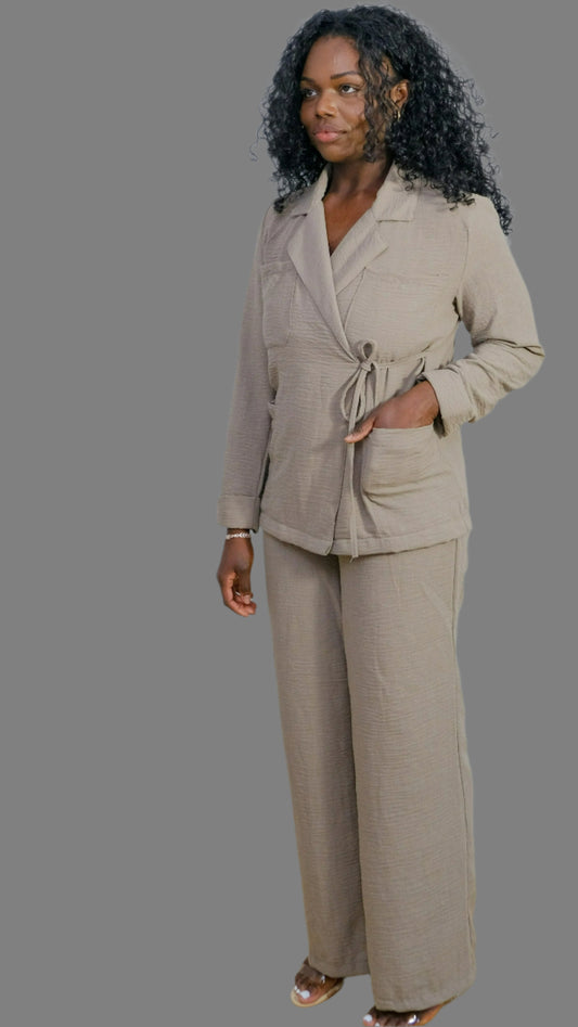 Trouser suit co-ord set