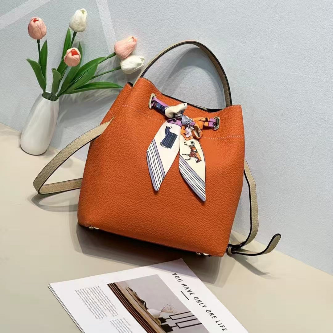 Bucked leather bags